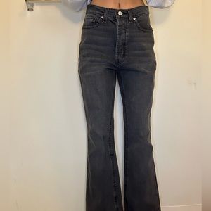 Urban Outfitters BDG Super High-Rise Flare Black Jeans